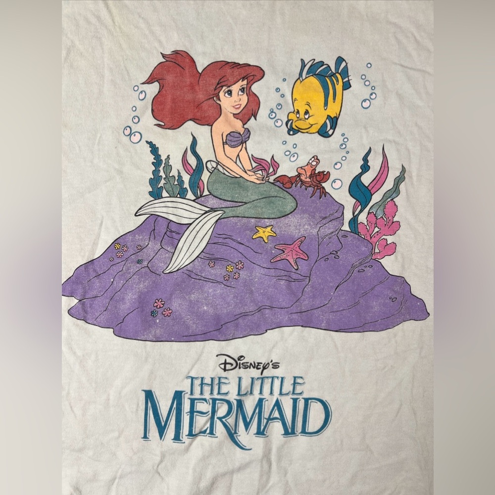 Vintage 1989 Disney Little Mermaid T Shirt‎ Size XL
